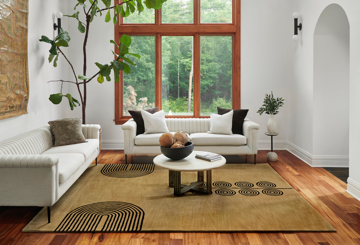 Momeni Simba Beige Contemporary