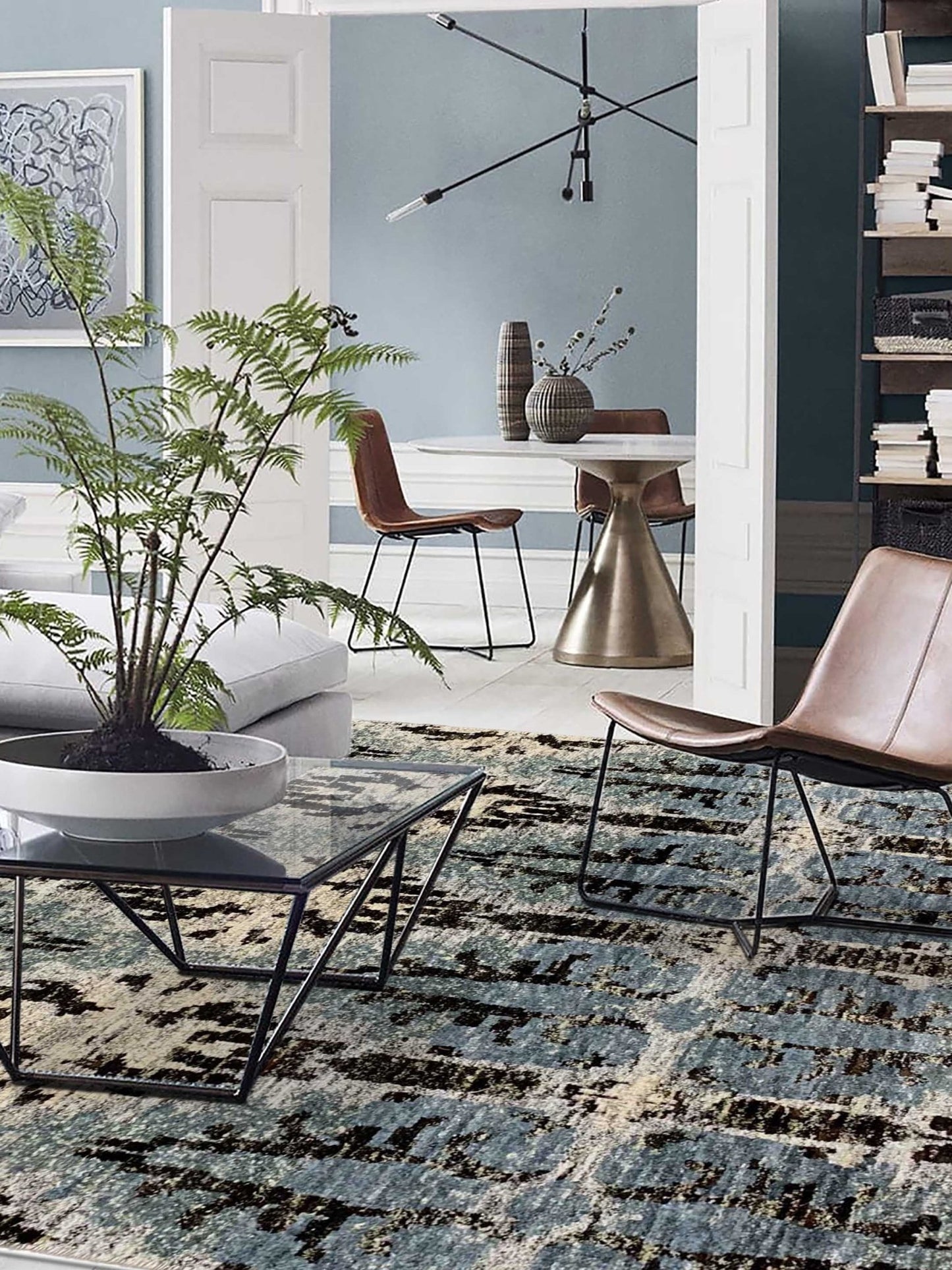 Artisan Viola Beige Grey Transitional Knotted Rug - Rugs - Artisan - Atlanta Designer Rugs