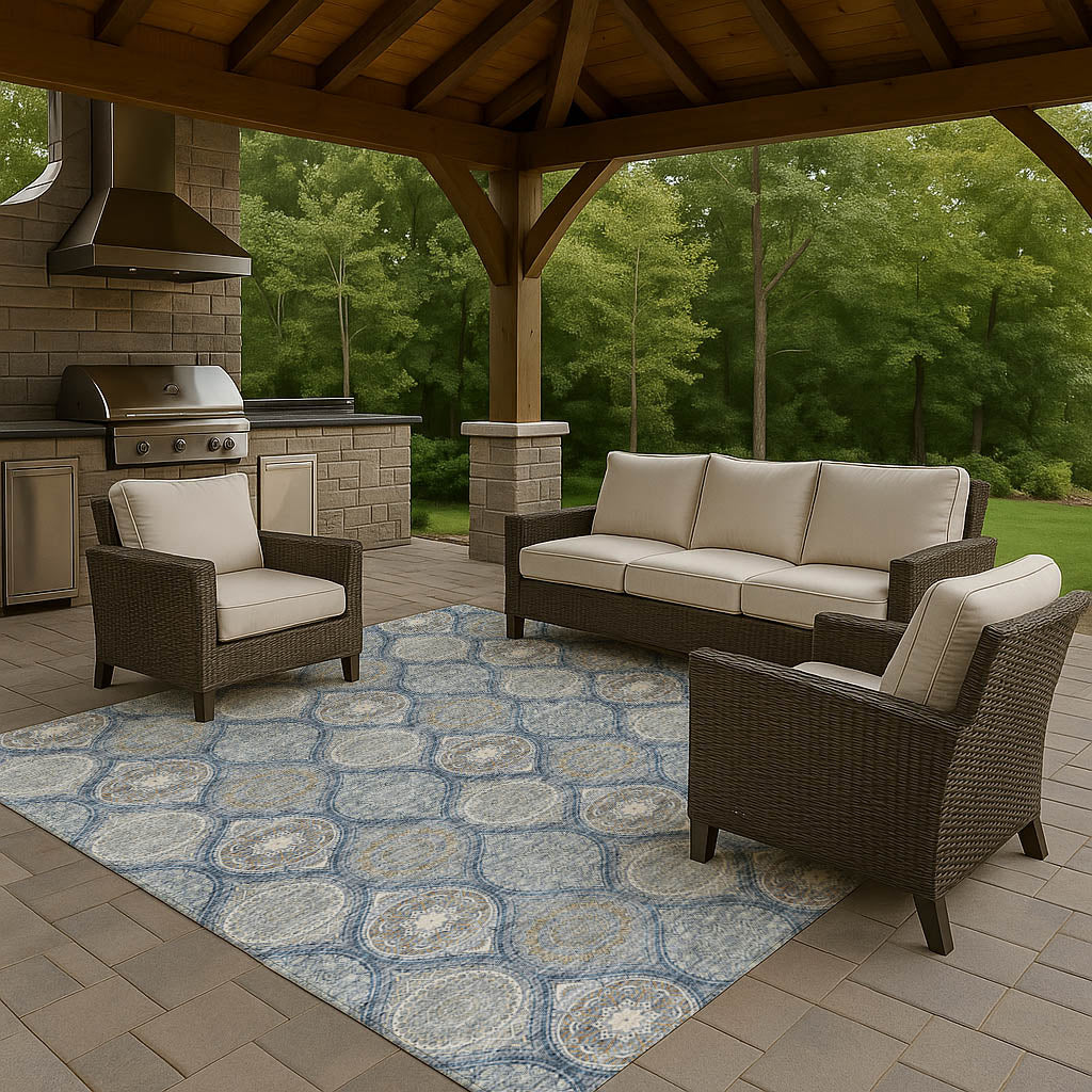Dalyn Rugs Solace Navy transitional