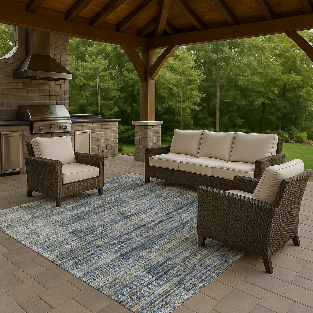 Dalyn Rugs Solace Denim transitional