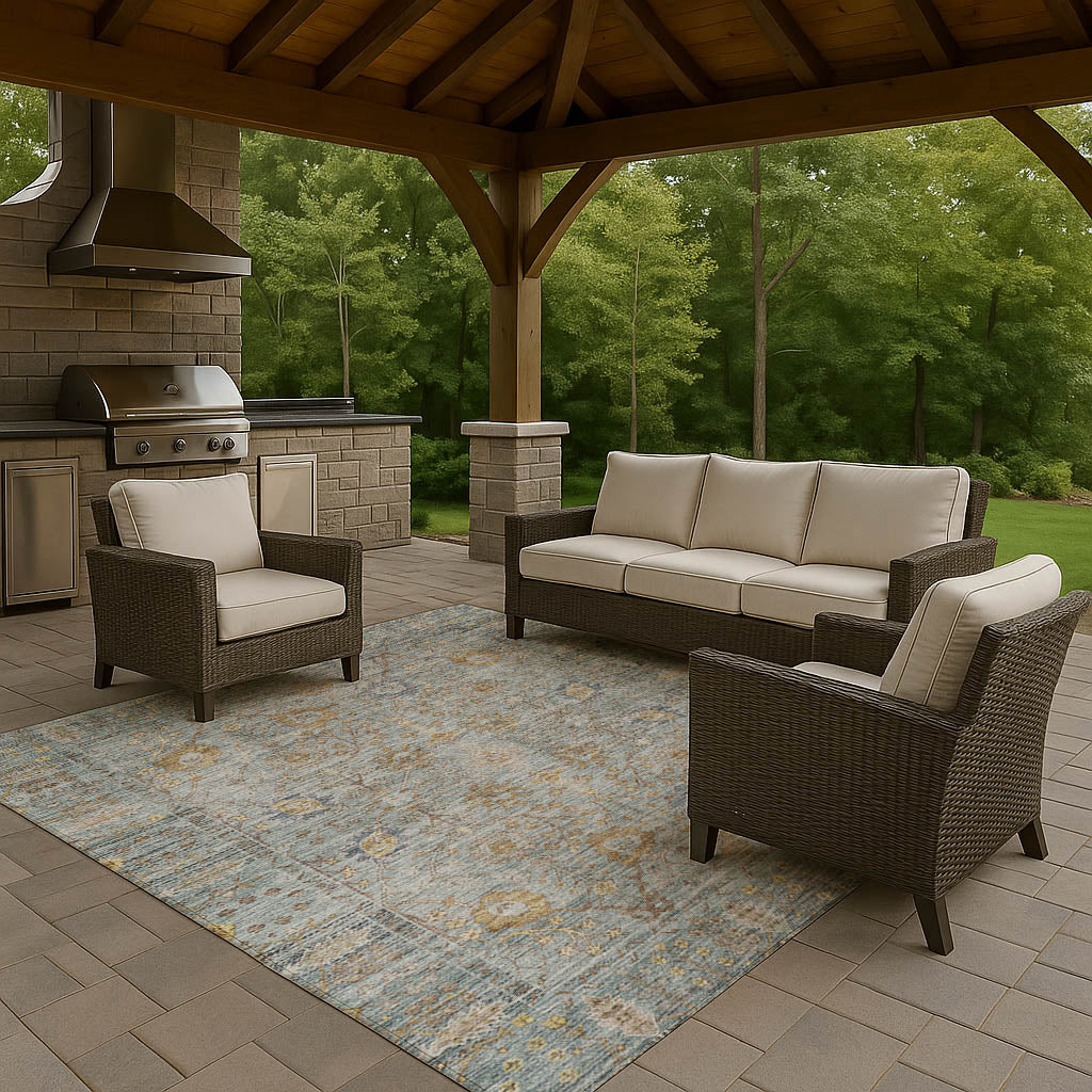 Dalyn Rugs Solace Teal traditional