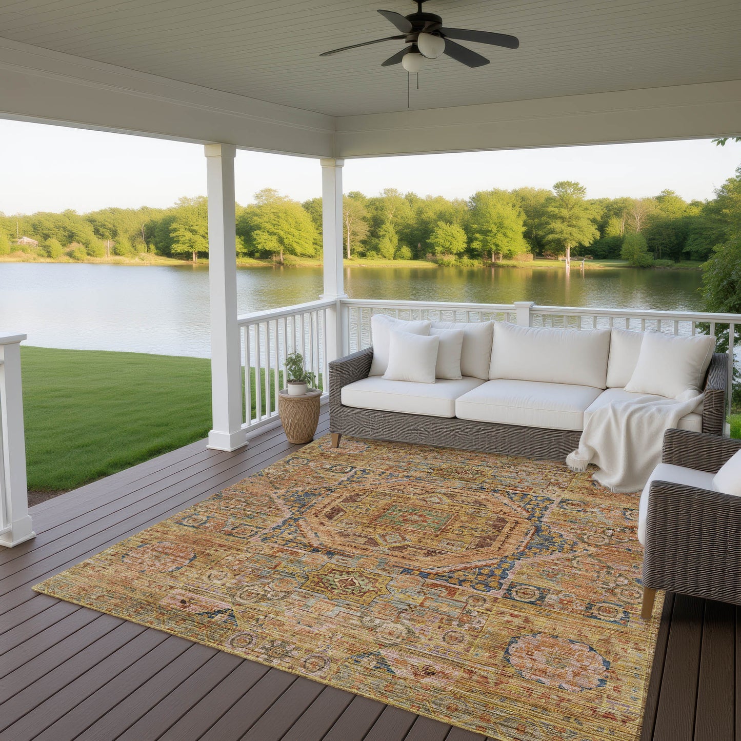 Dalyn Rugs Silk Road Curry Transitional