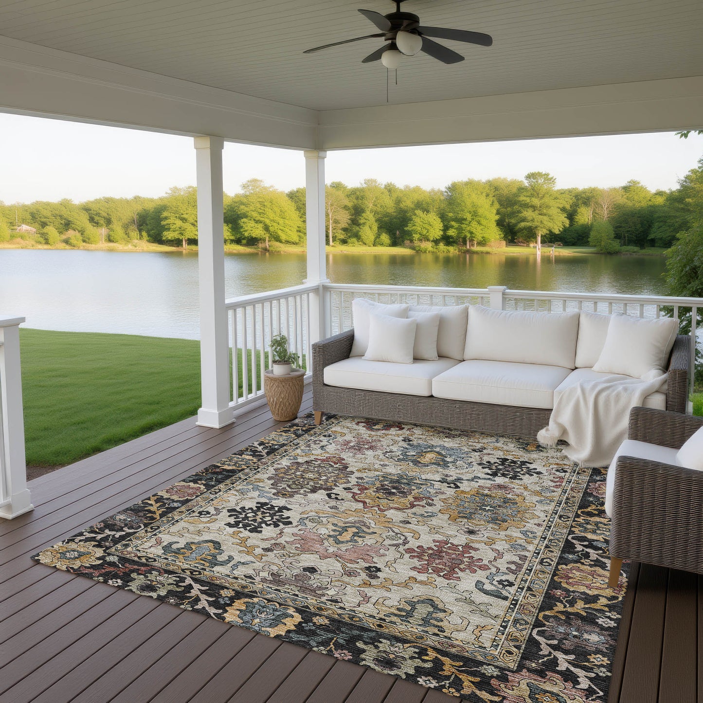 Dalyn Rugs Silk Road Black Traditional