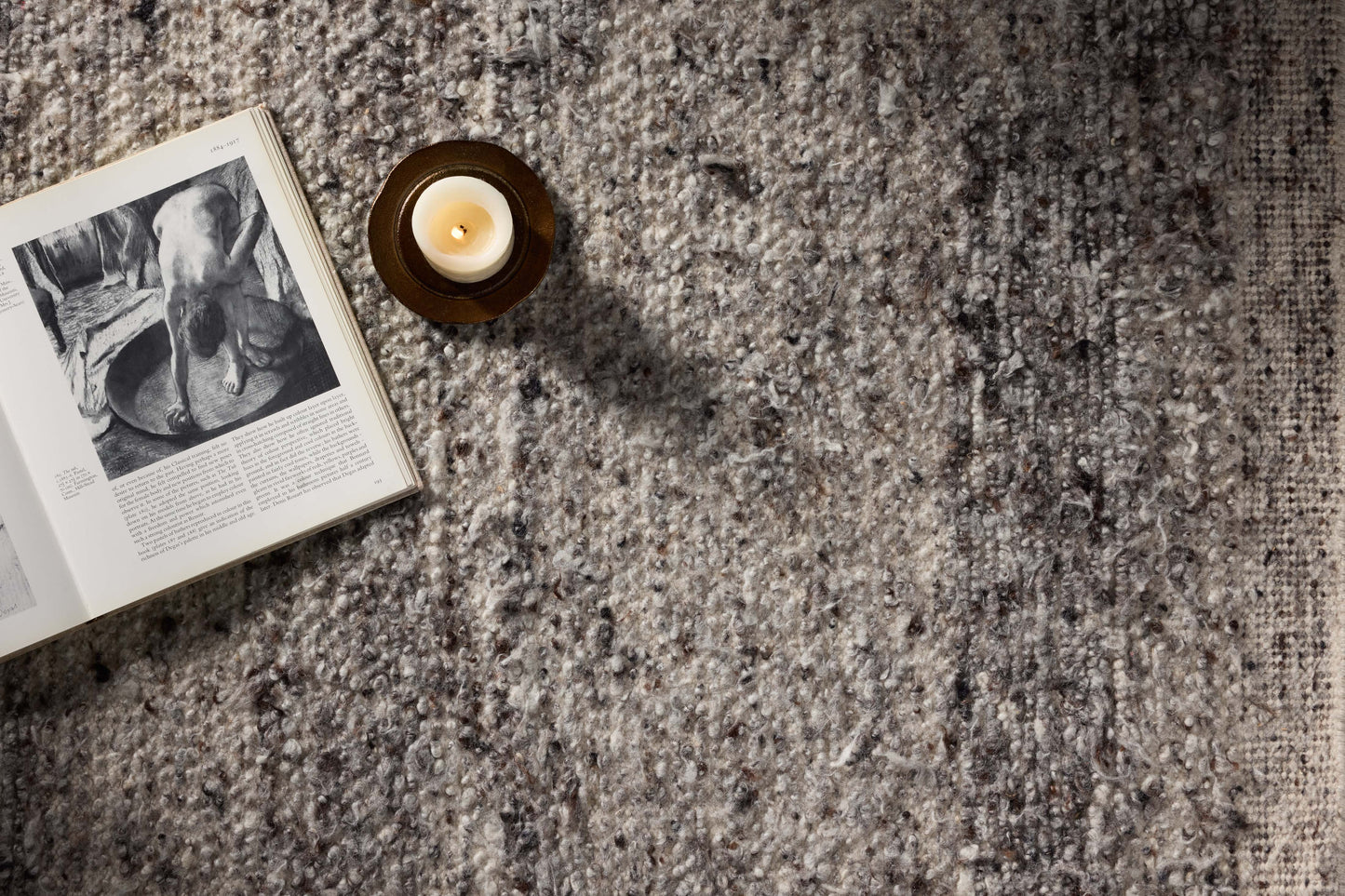 Amber Lewis x Loloi Suki Ivory Granite Contemporary