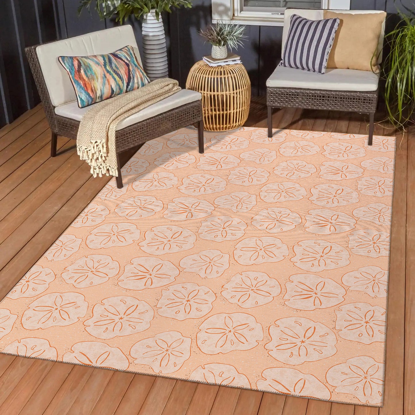 Dalyn Rugs Seabreeze Peach Coastal