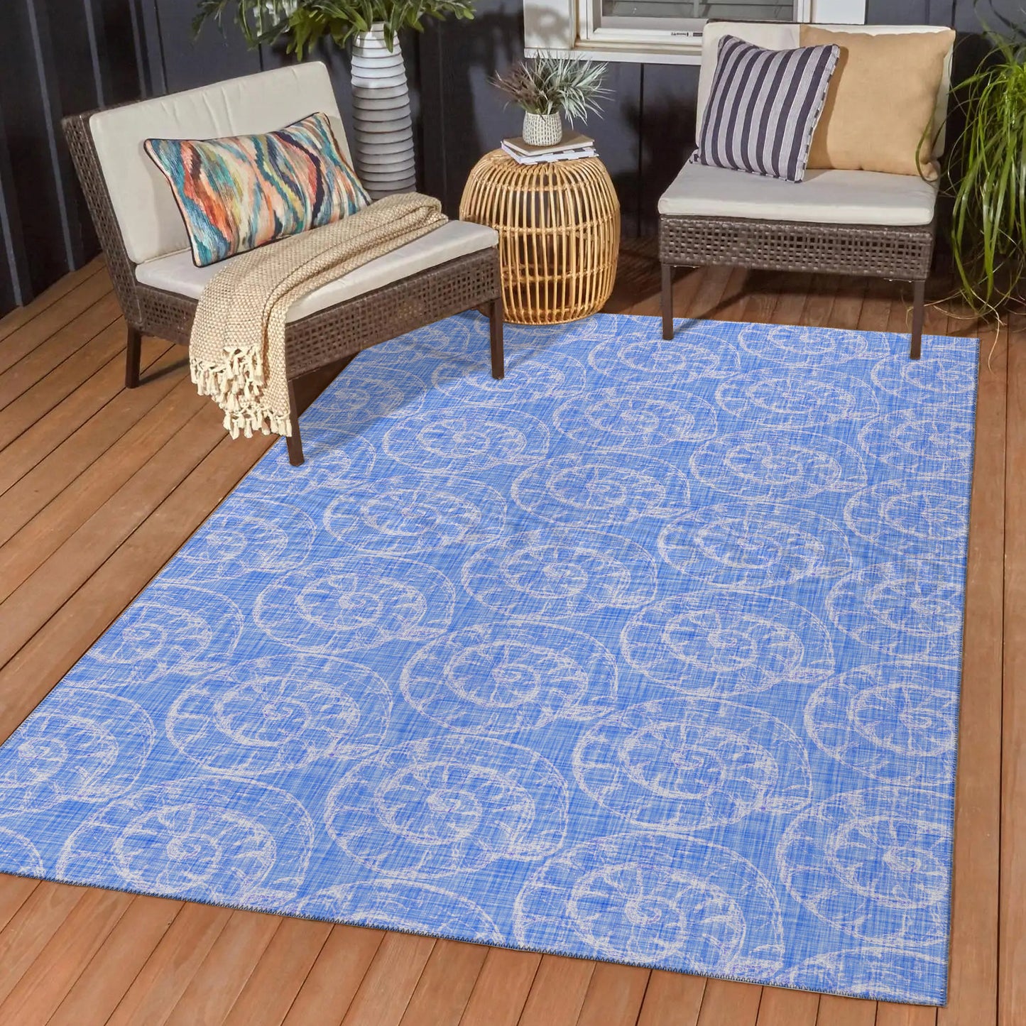 Dalyn Rugs Seabreeze Cobalt Coastal