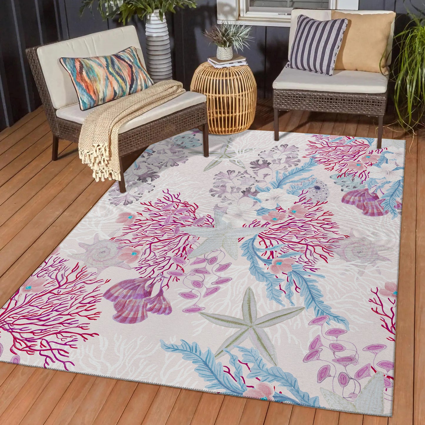 Dalyn Rugs Seabreeze Blush Coastal
