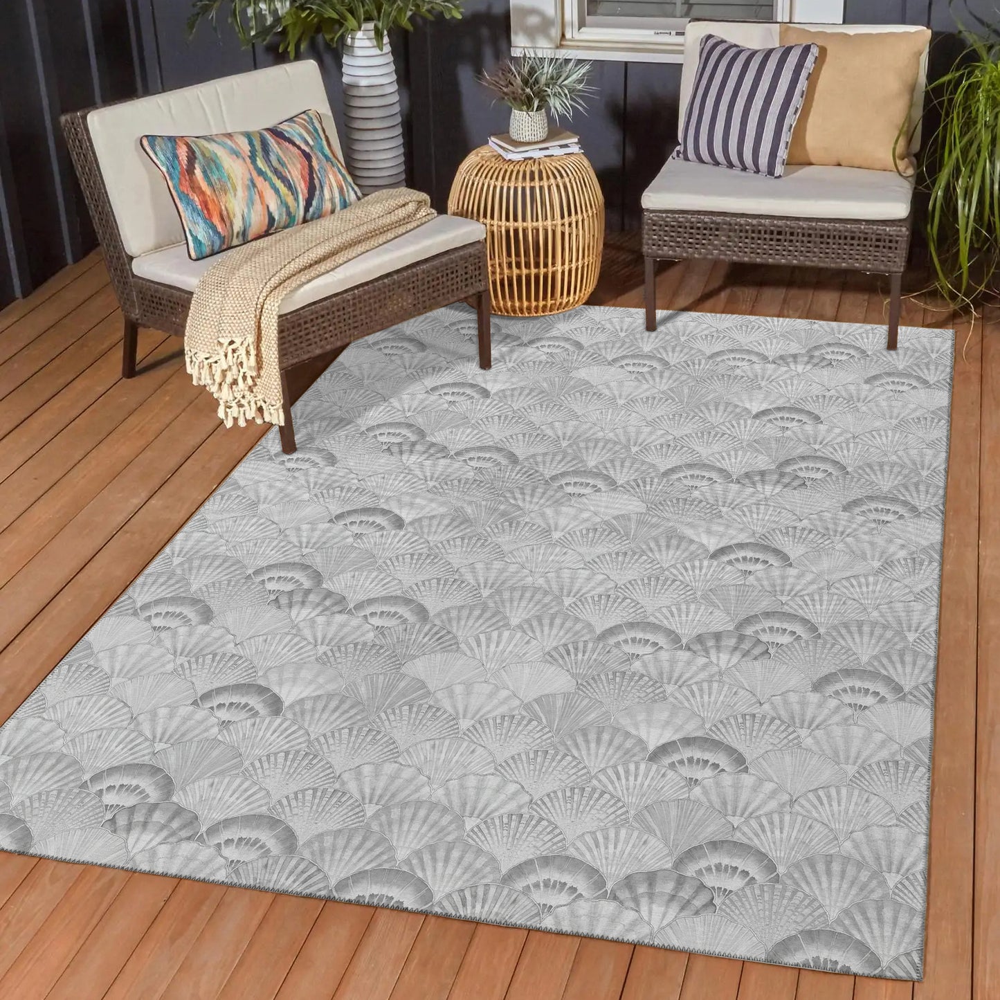 Dalyn Rugs Seabreeze Silver Coastal