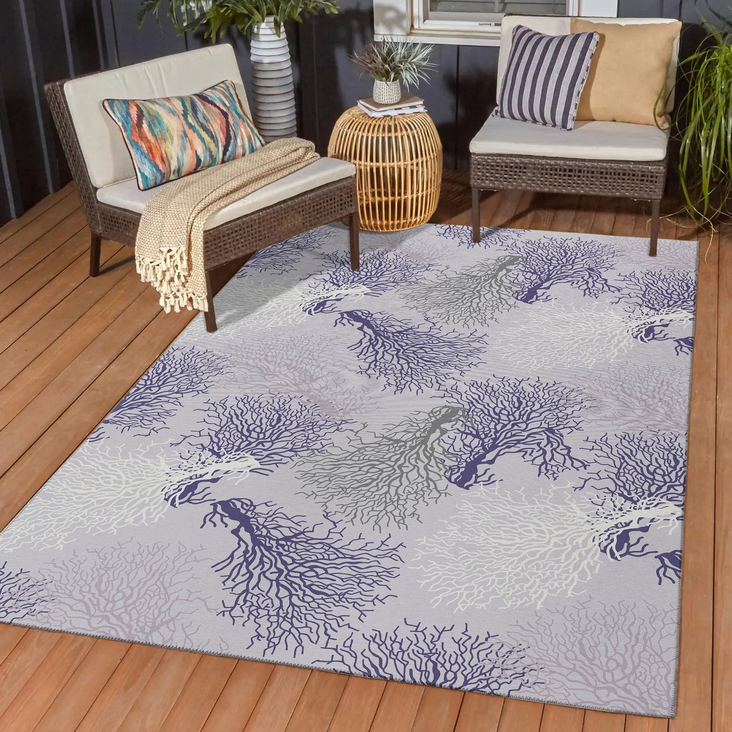 Dalyn Rugs Seabreeze Lavender Coastal