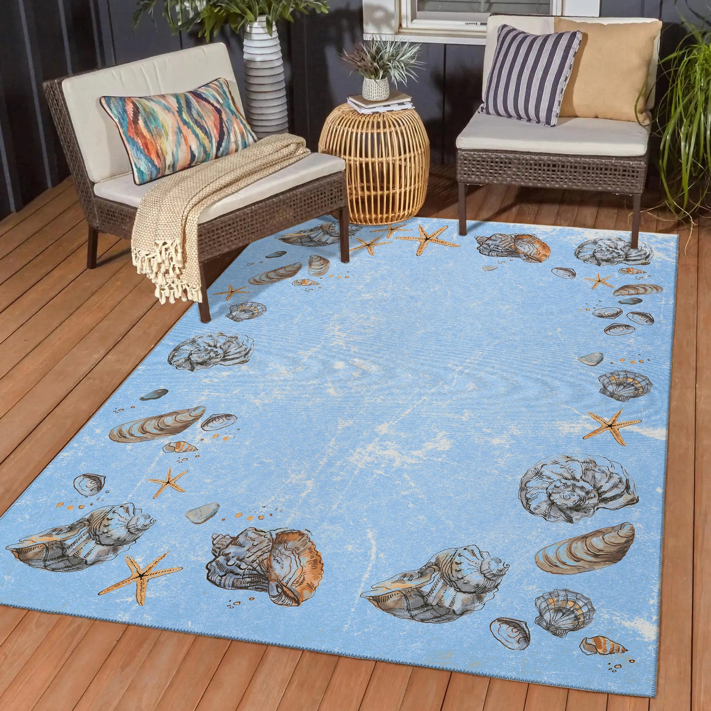Dalyn Rugs Seabreeze Denim Coastal
