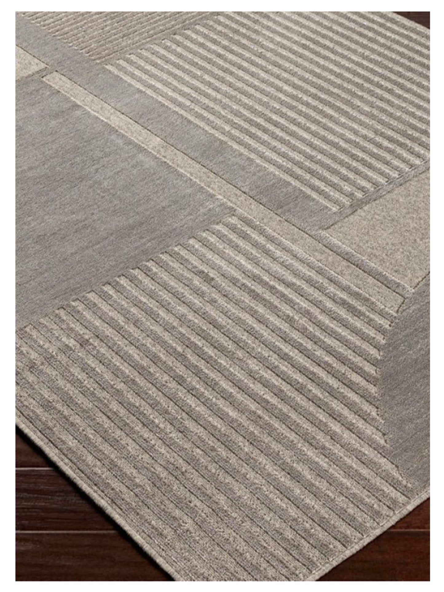 Surya Kingston KGS-2308 Light Slate Modern Machine Woven Rug