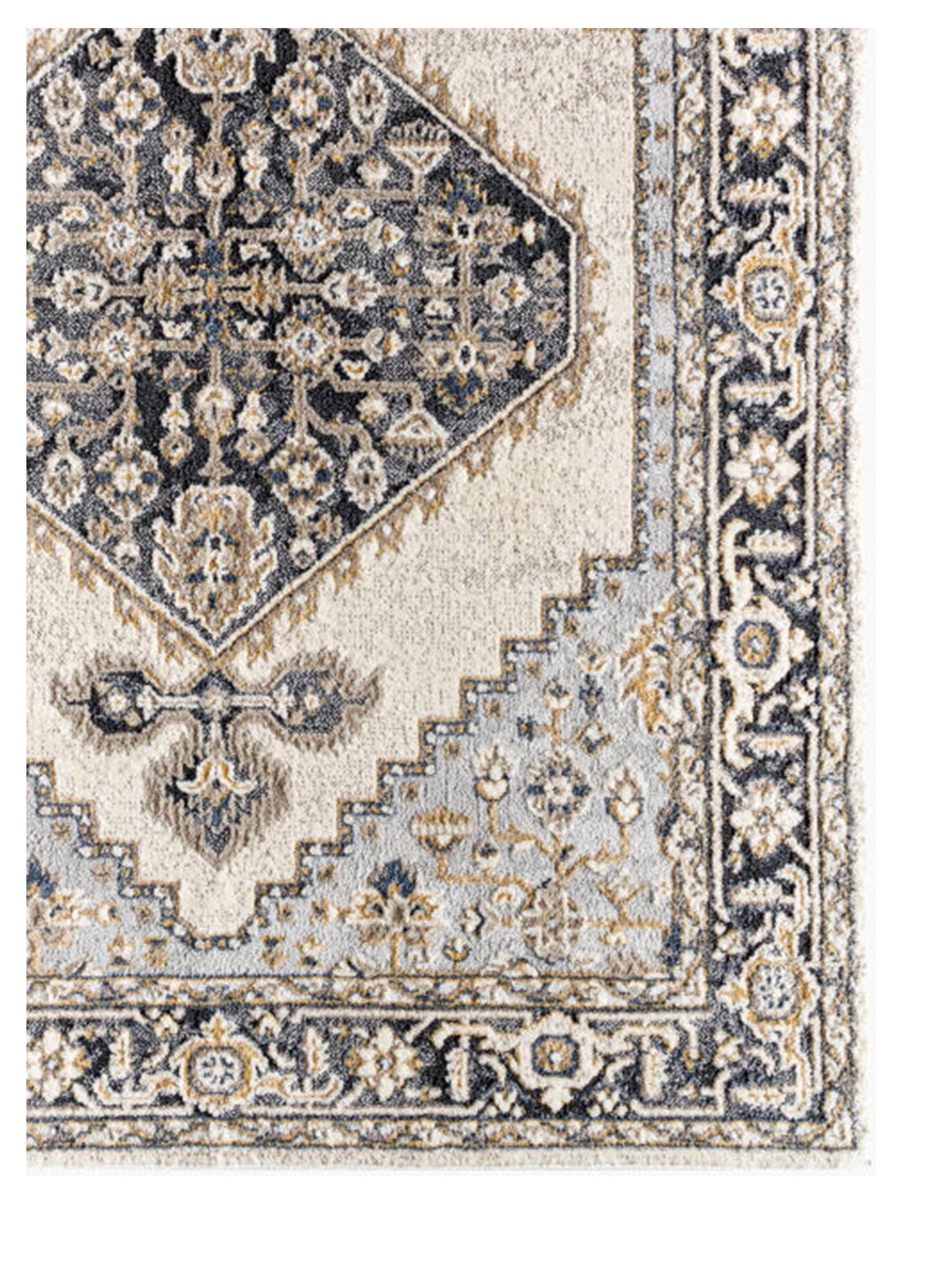 Surya Zidane ZDN-2300 White Traditional Machine Woven Rug