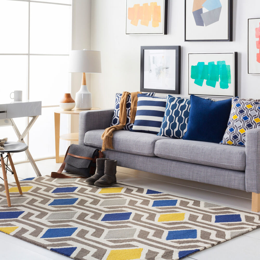 Surya Hilda HDA-2385 Charcoal Modern Hand Tufted Rug