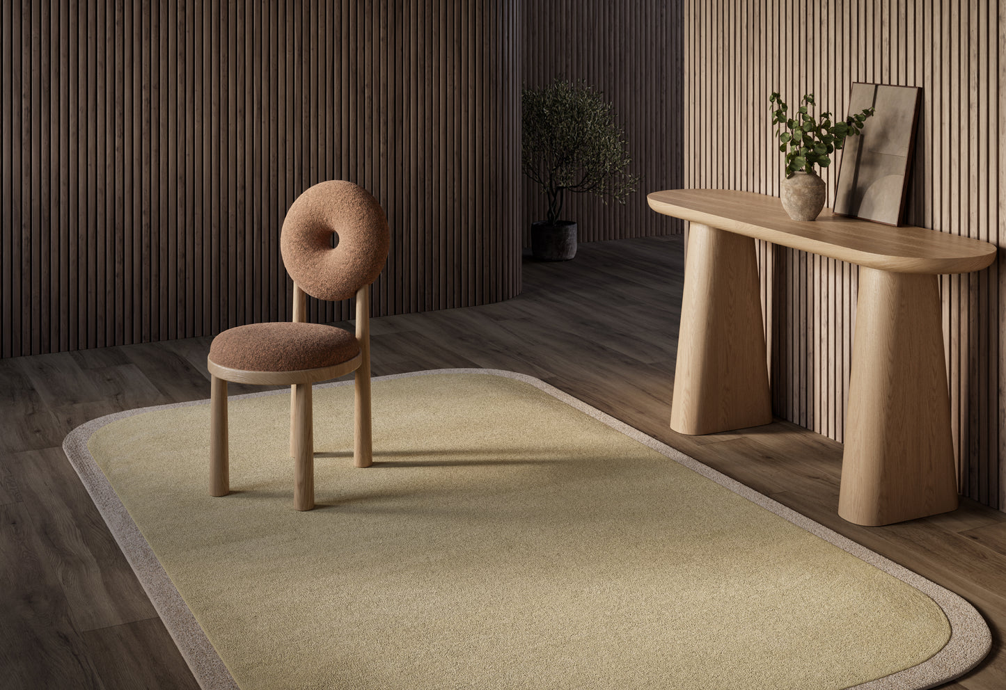 Novogratz Tallulah Beige Contemporary