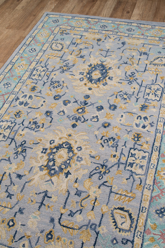 Momeni Tangier Blue Traditional