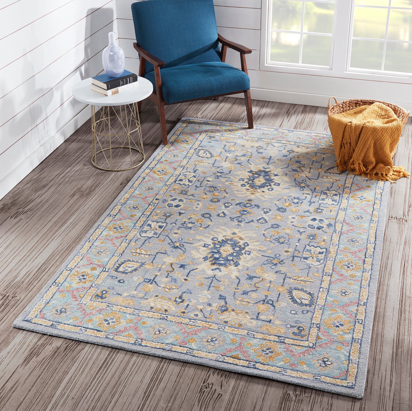 Momeni Tangier Blue Traditional