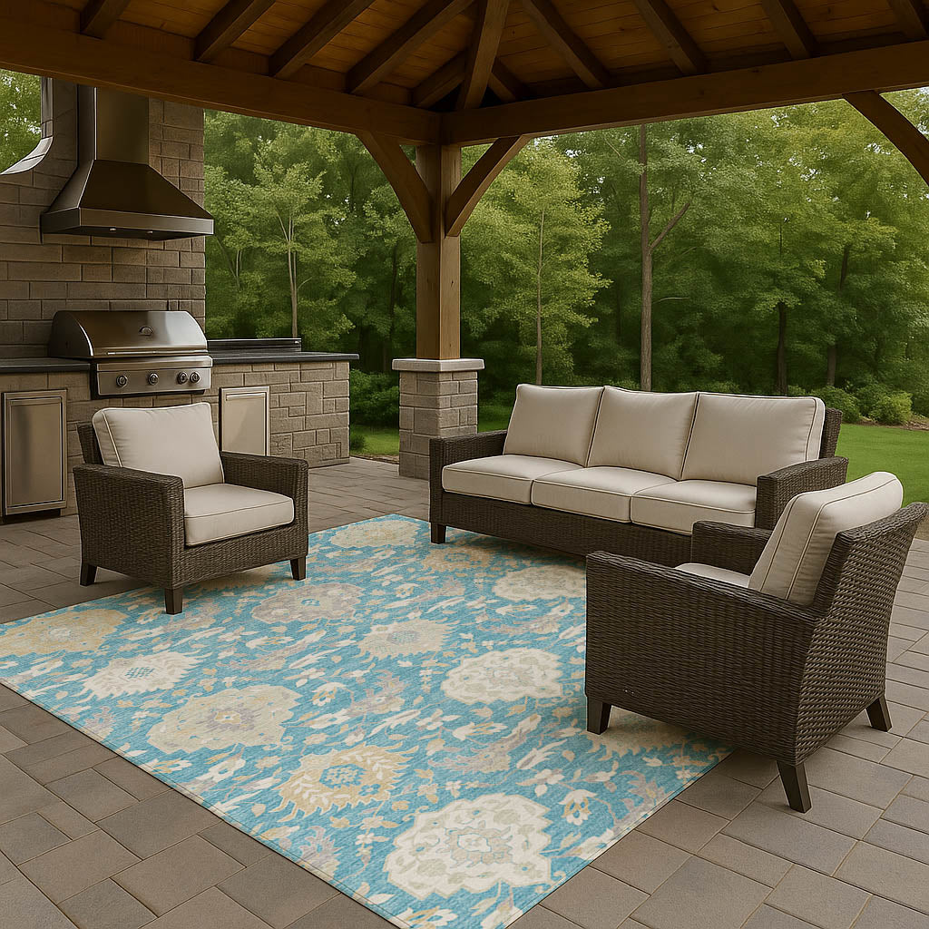 Dalyn Rugs Tabrook Blue Traditional
