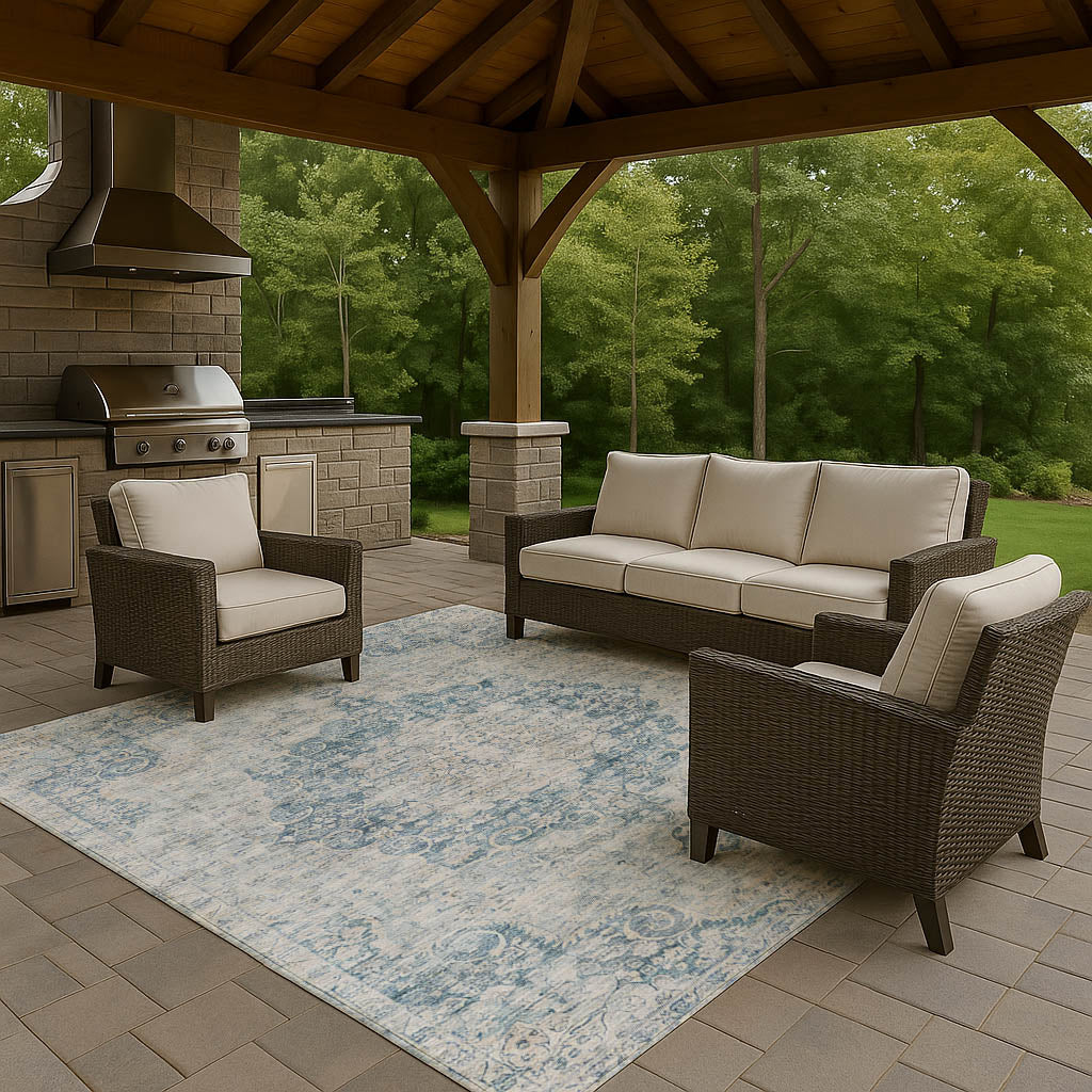 Dalyn Rugs Tabrook Blue Traditional