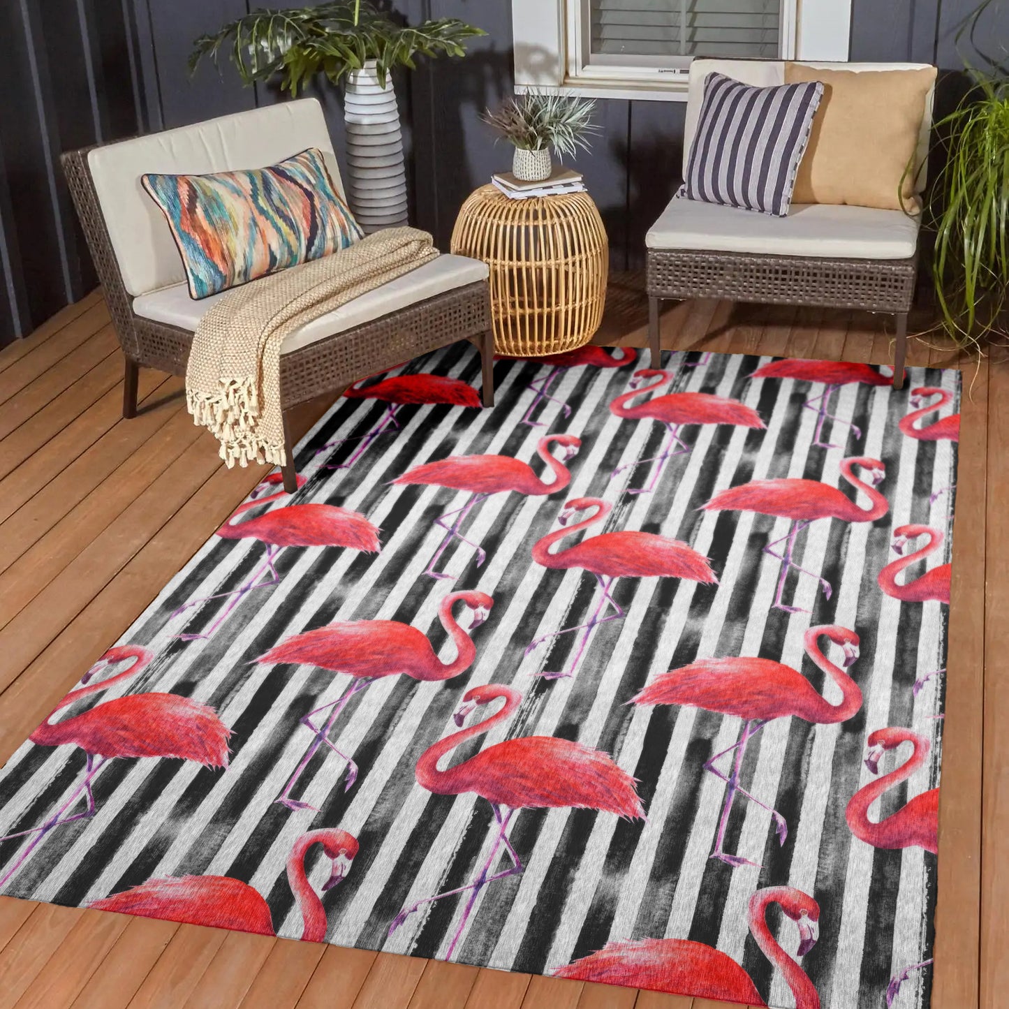 Dalyn Rugs Tropics Black Tropical