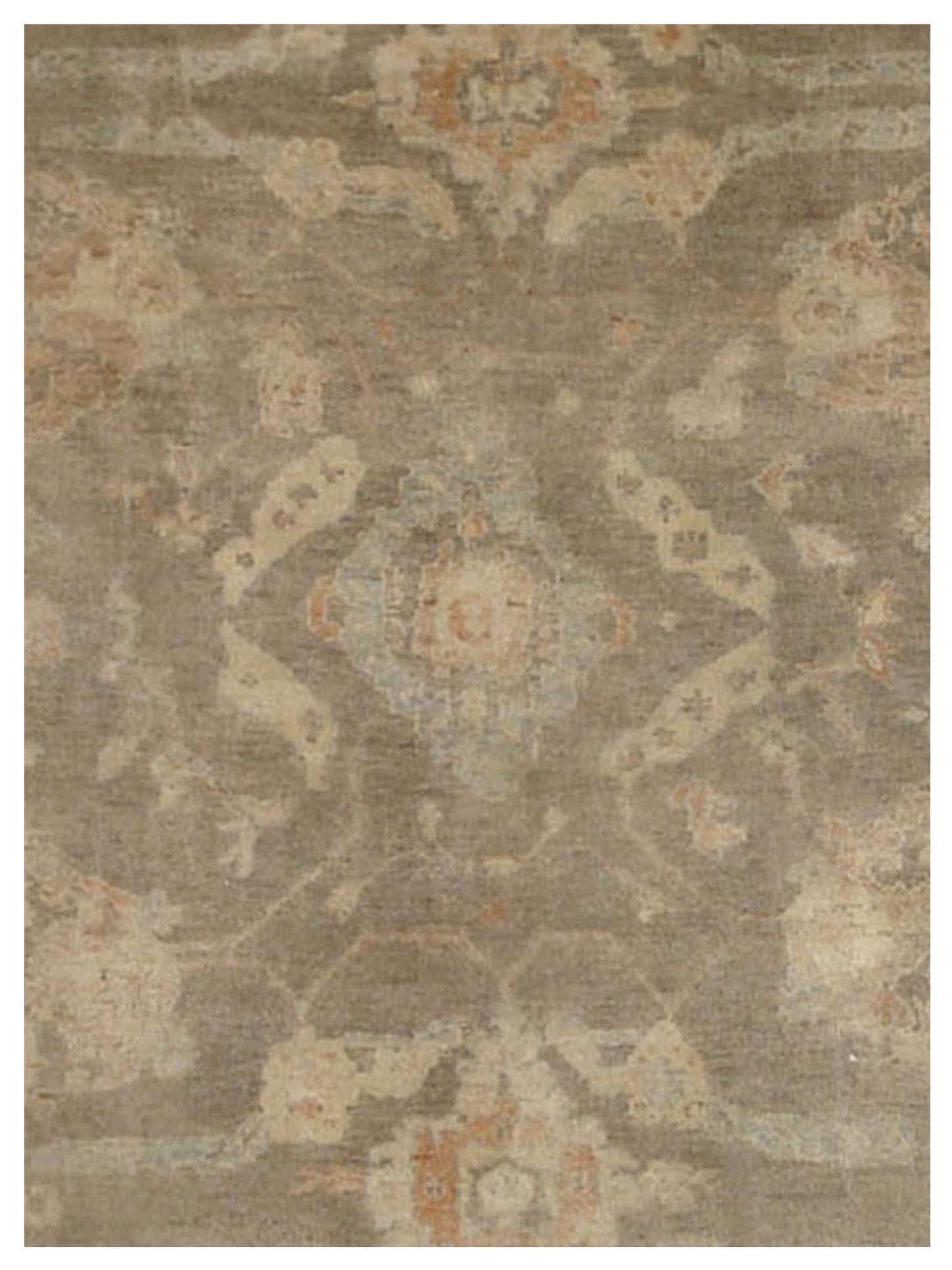 Artisan Julie Grey Beige Traditional Knotted Rug - Rugs - Artisan - Atlanta Designer Rugs