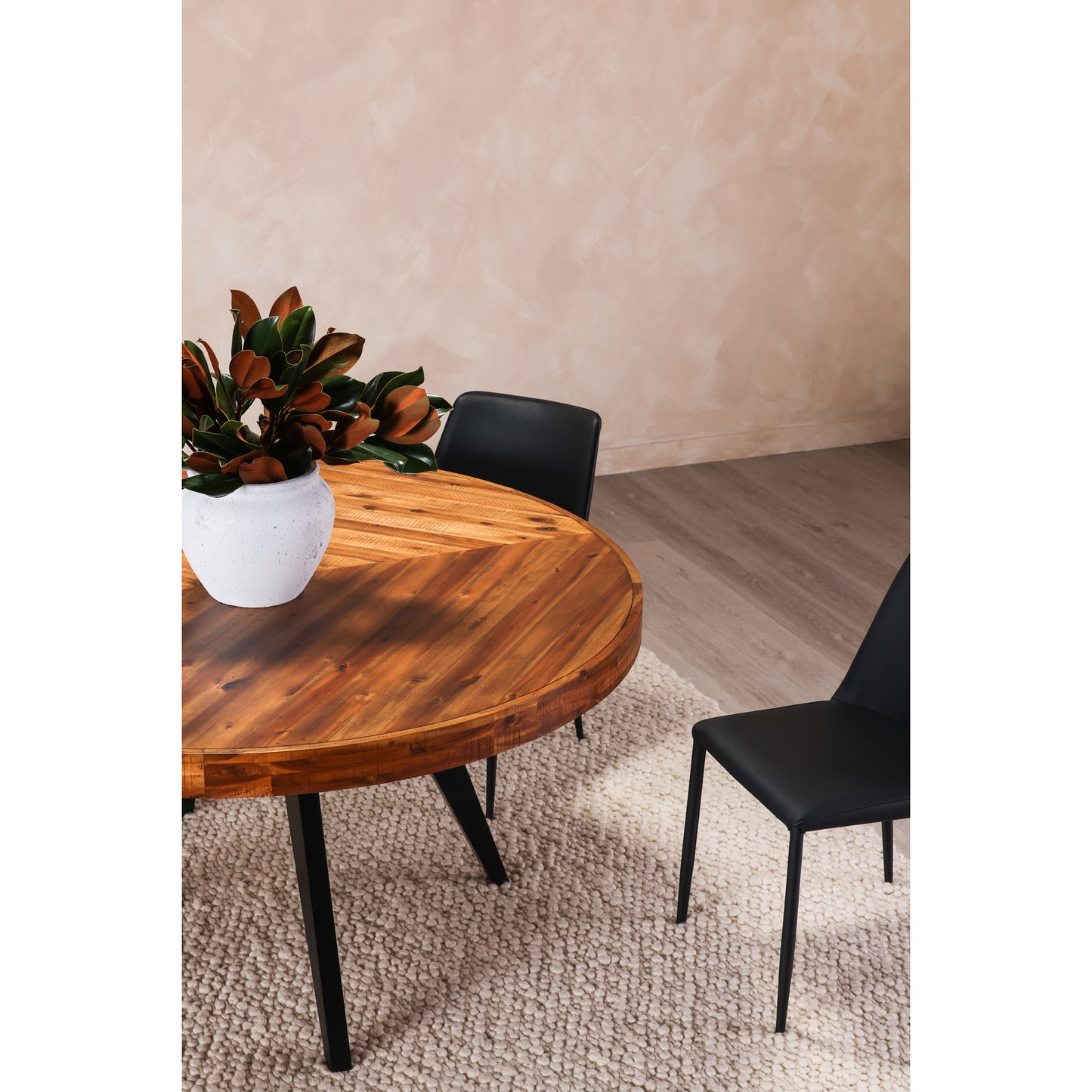 Moes Home Dining Tables Parq Orange Rustic Furniture