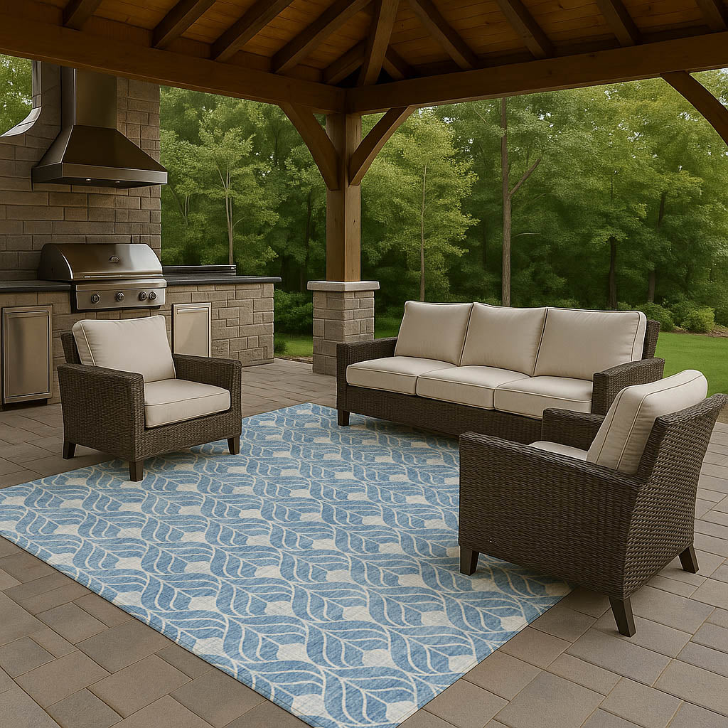Dalyn Rugs The Reserve Denim Geometric