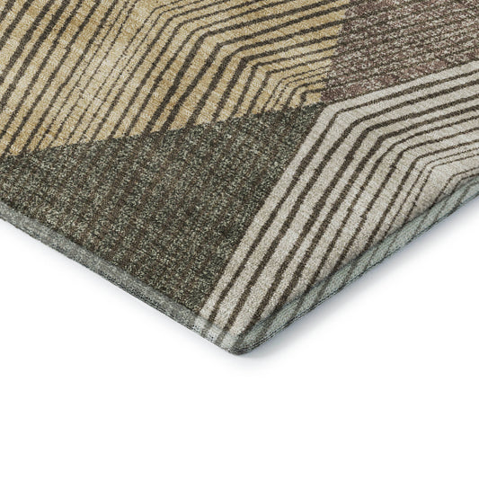 Dalyn Rugs The Reserve Brown Geometric