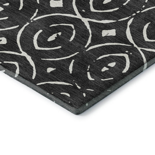Dalyn Rugs The Reserve Black Geometric
