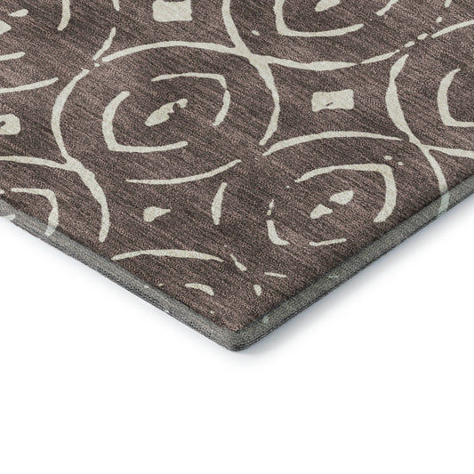 Dalyn Rugs The Reserve Brown Geometric