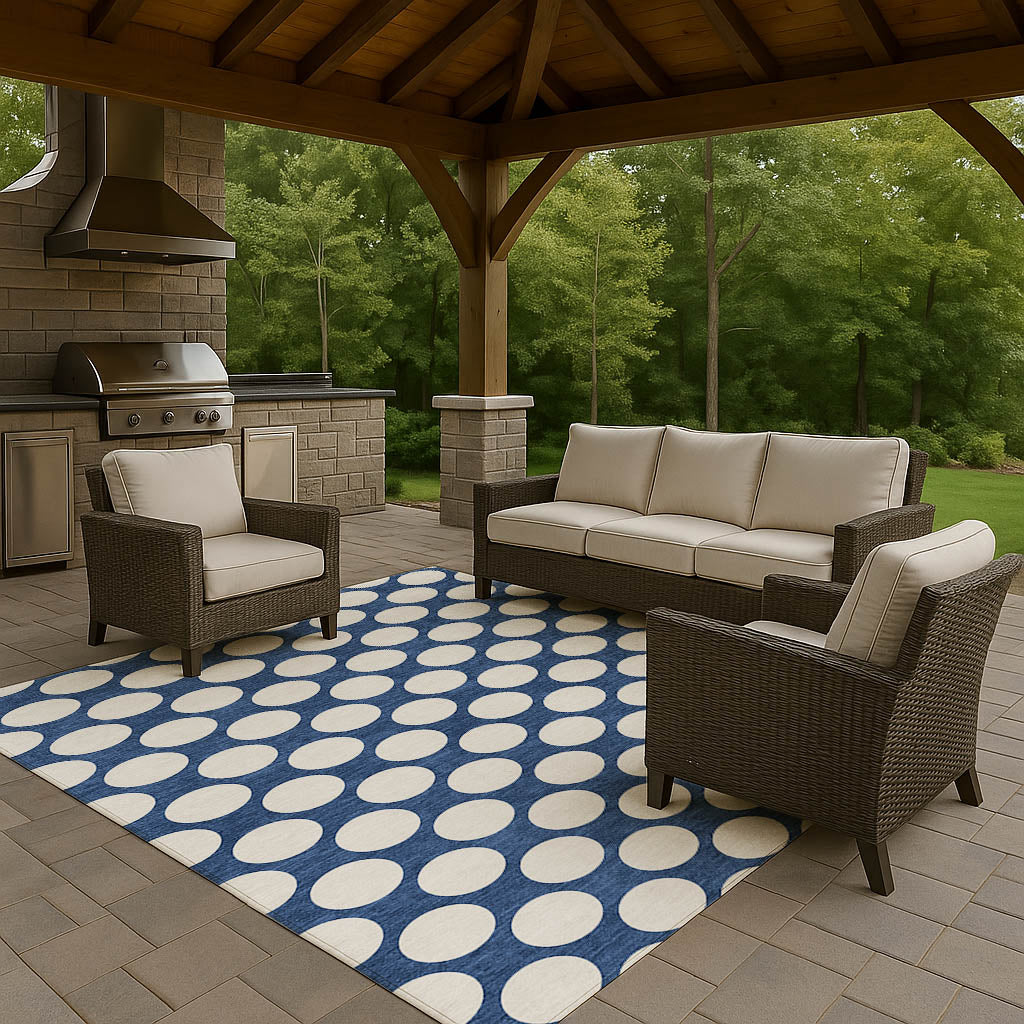 Dalyn Rugs The Reserve Navy Geometric
