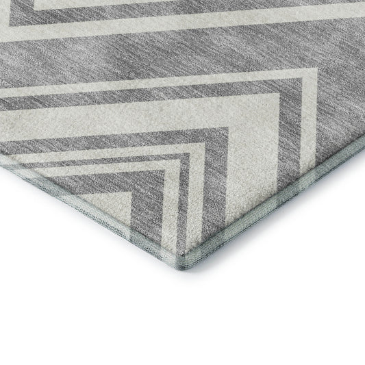 Dalyn Rugs The Reserve Pewter Geometric