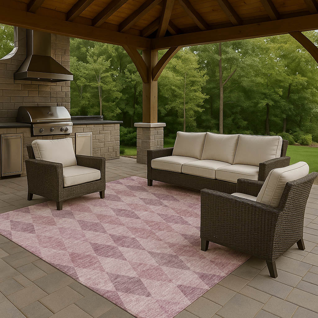 Dalyn Rugs The Reserve Blush Geometric