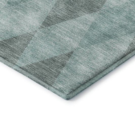 Dalyn Rugs The Reserve Teal Geometric