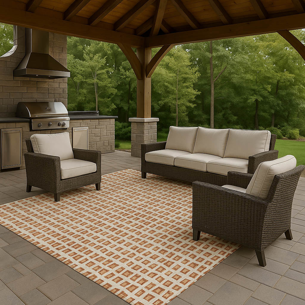 Dalyn Rugs The Reserve Copper Geometric
