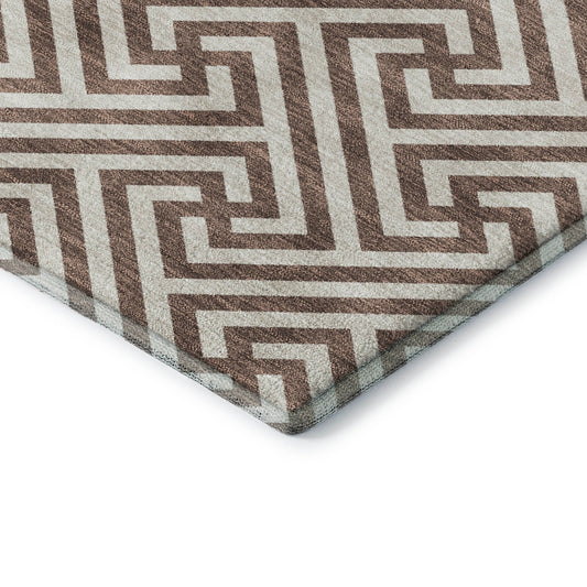 Dalyn Rugs The Reserve Coffee Geometric