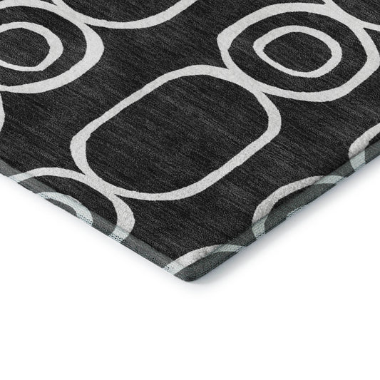 Dalyn Rugs The Reserve Black Geometric