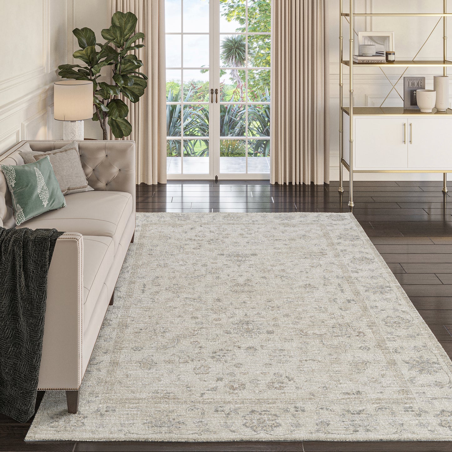 Dalyn Rugs Tuscany TU3 Ivory Traditional Machine Made Rug