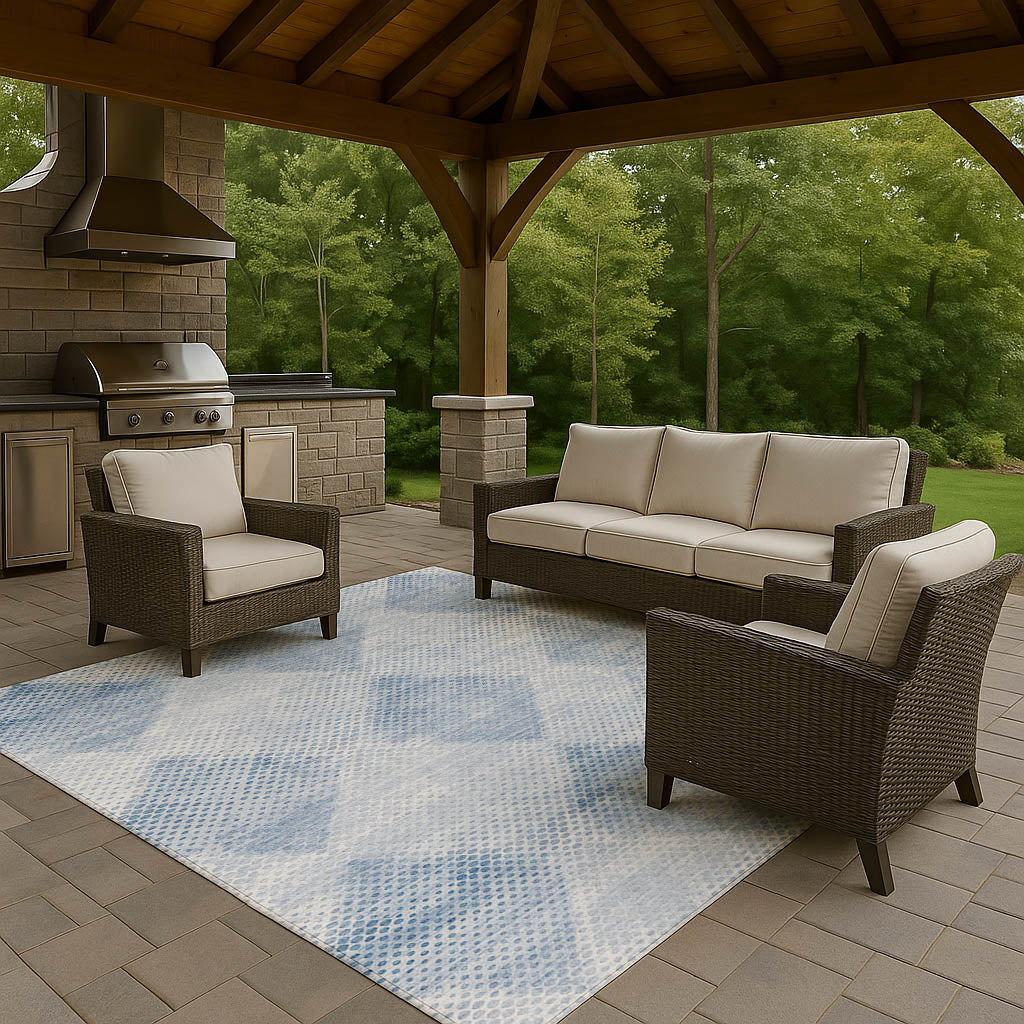 Dalyn Rugs Trevi Blue Transitional