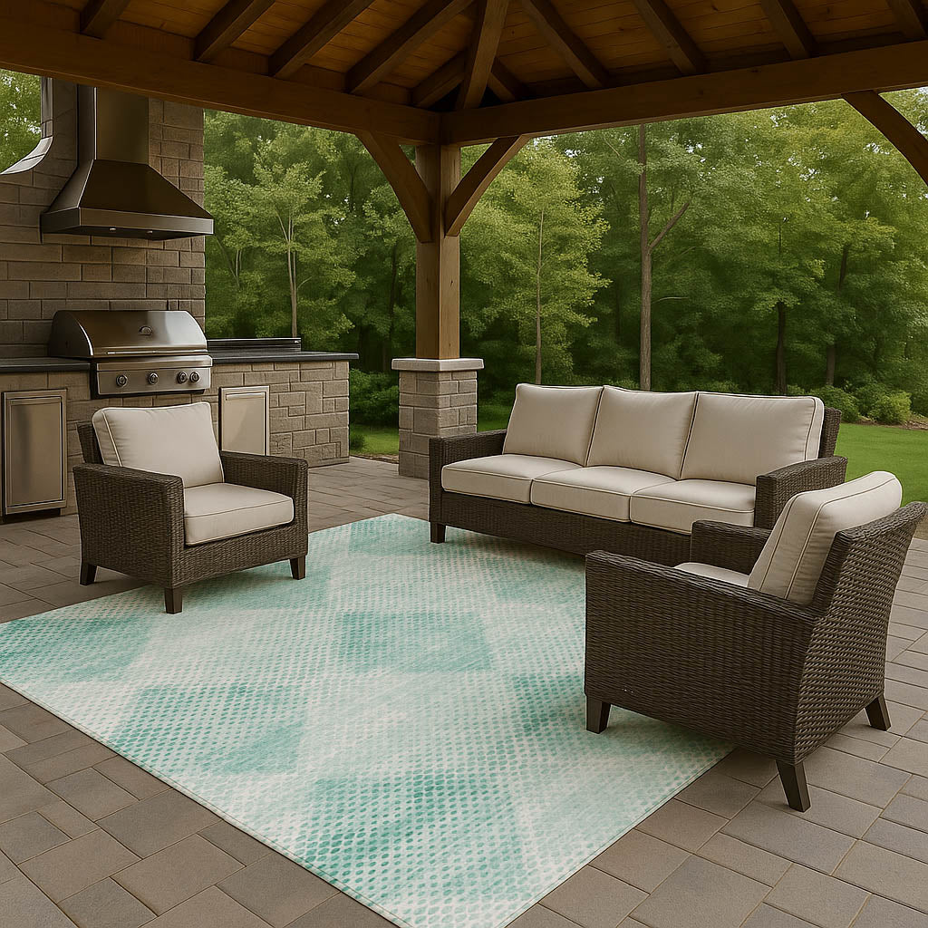 Dalyn Rugs Trevi Teal Transitional