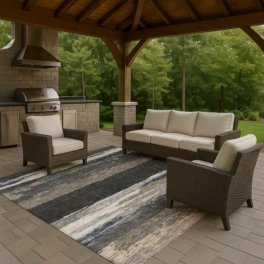 Dalyn Rugs Trevi Black Transitional