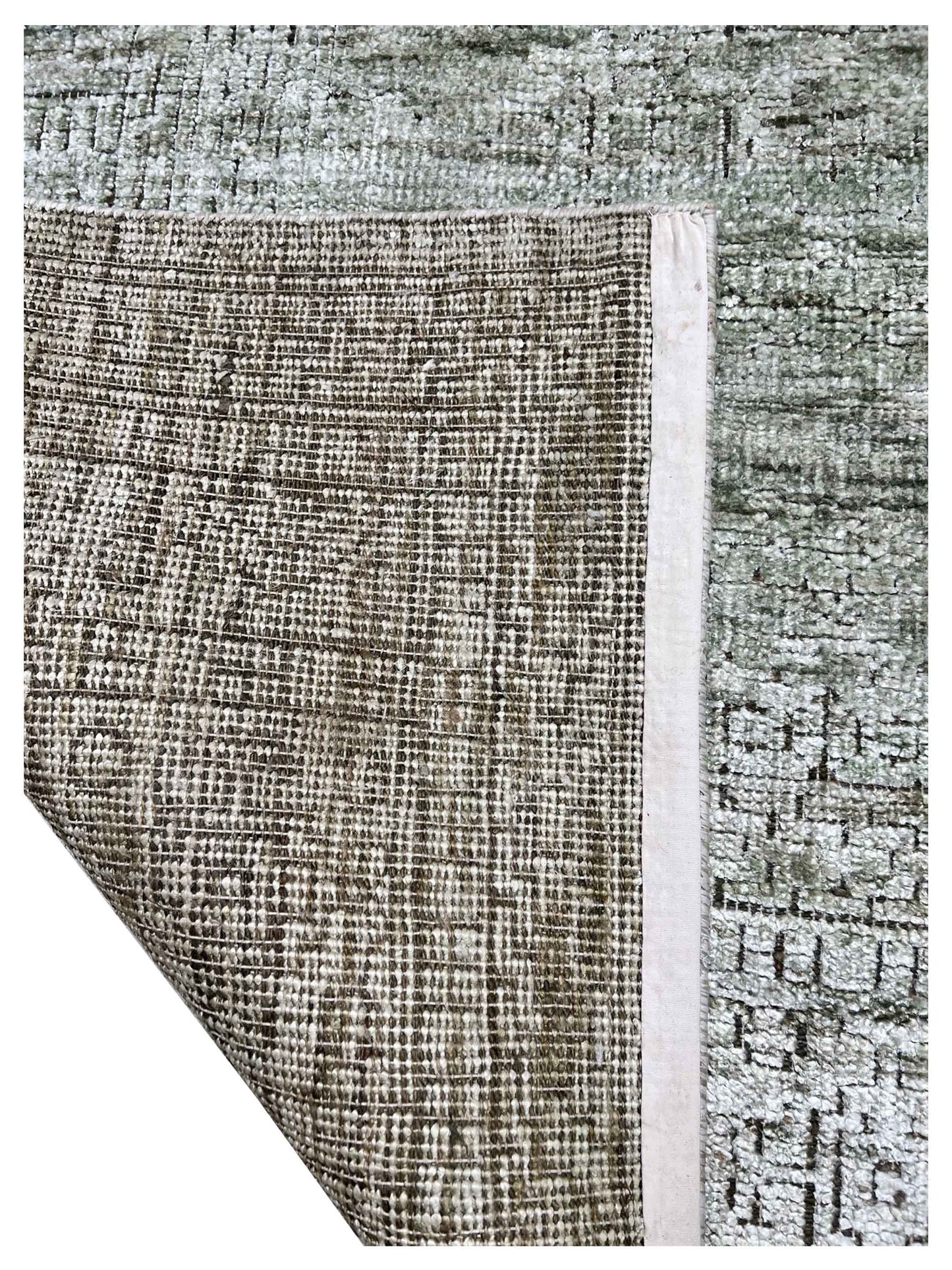 Artisan Serenade ForestGreen Sage Transitional Knotted Rug