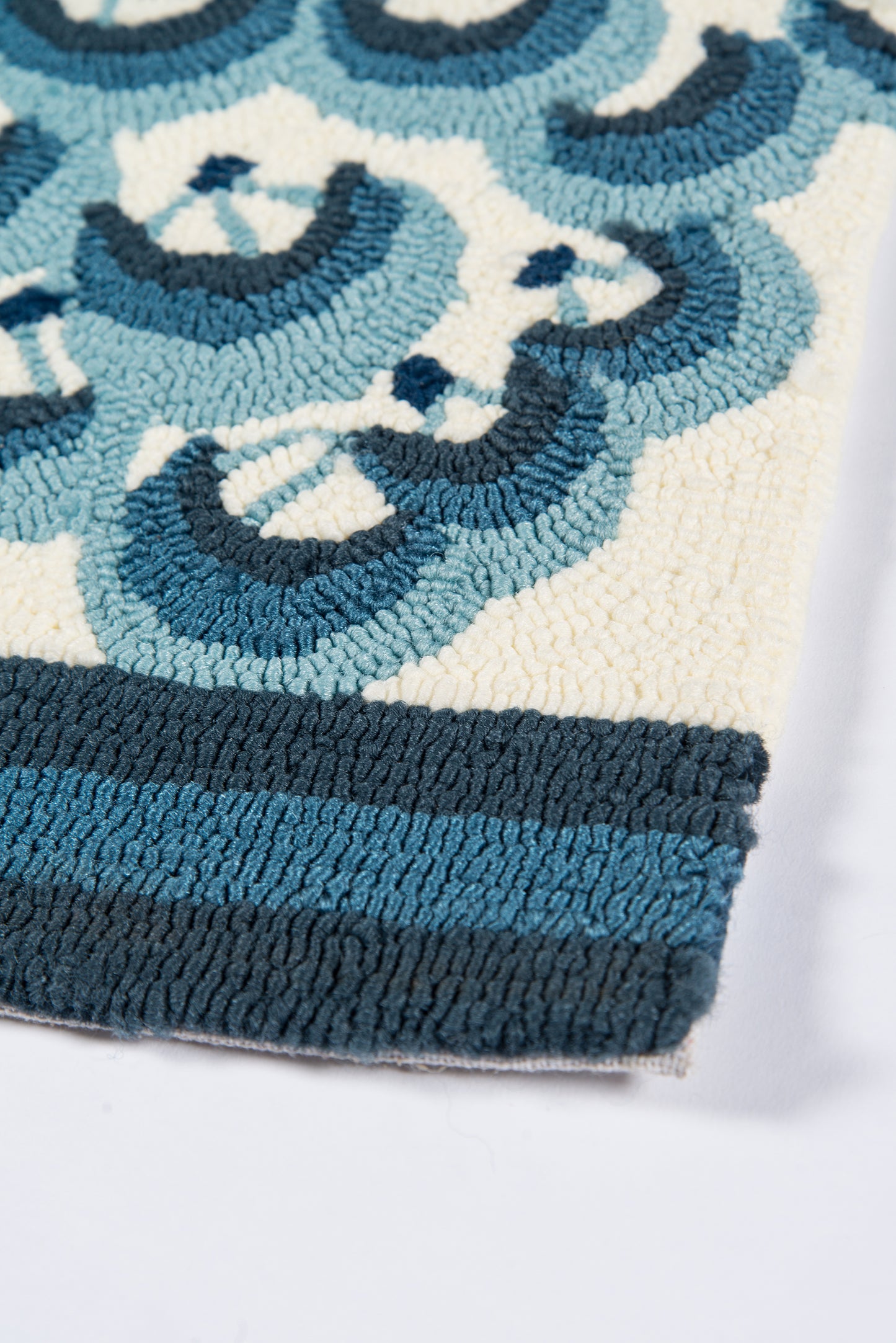 Madcap Cottage Under A Loggia Navy Contemporary