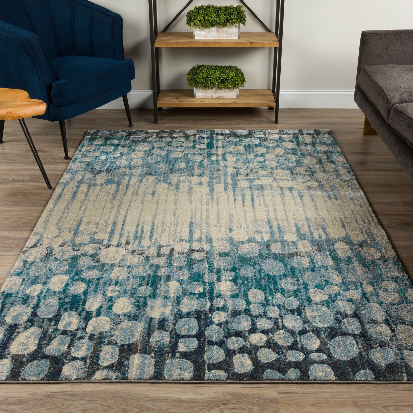 Dalyn Rugs Upton Pewter Abstract