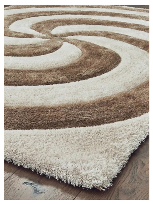 United Weavers Finesse 2100-21726 Beige Shag/Contemporary Machine Made Rug