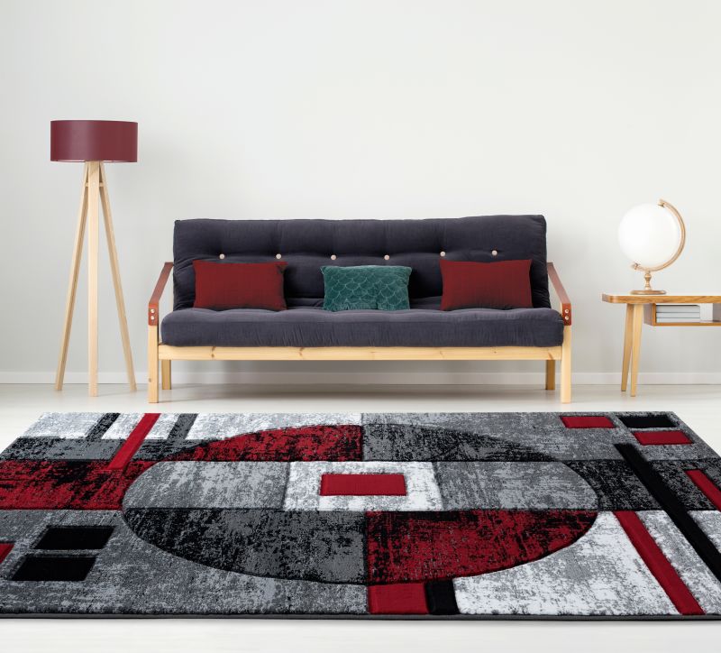 United Weavers Bristol Red Machine made Rug