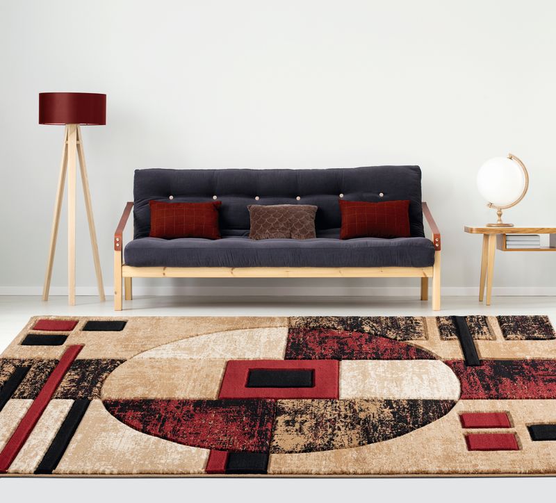 United Weavers Bristol Burgundy Machine made Rug