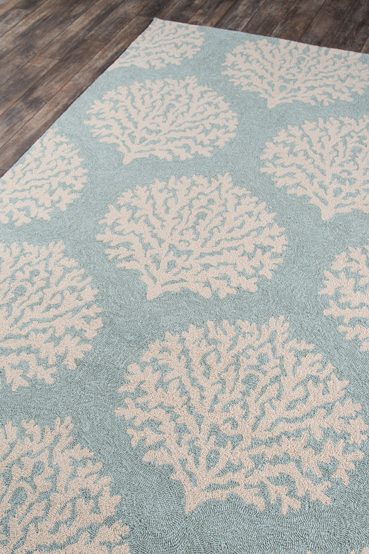 Momeni Veranda Blue Contemporary