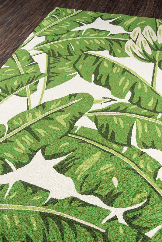 Momeni Veranda Green Contemporary