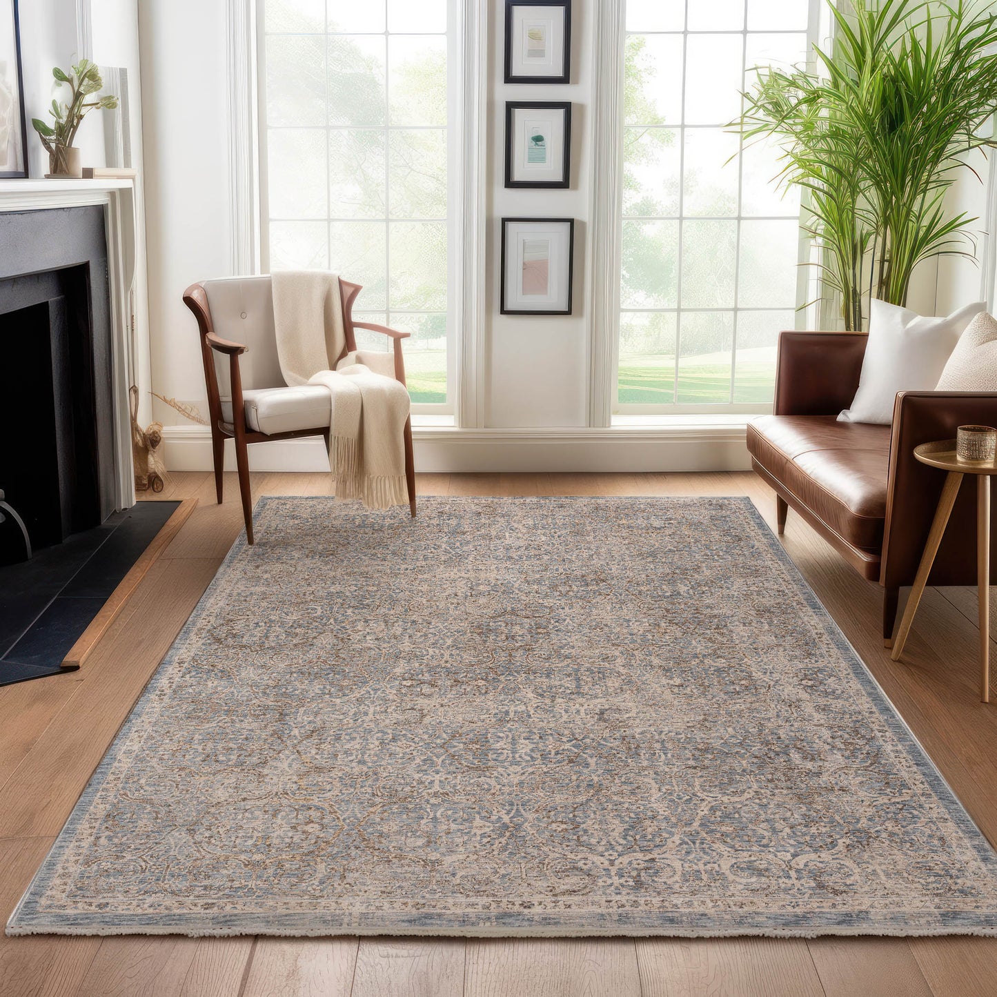 Dalyn Rugs Vienna Denim Traditional