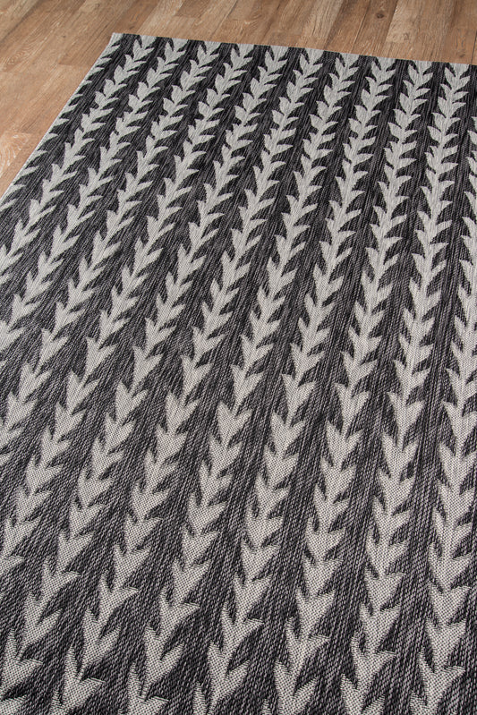 Novogratz Villa Charcoal Contemporary